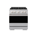 ZLINE 30 in. 4.2 cu. ft. Marino Dual Fuel Range with 4 Burner Gas Cooktop and Electric Convection Oven in Satin Stainless Steel (MDRS-30)