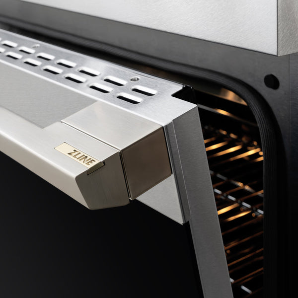 ZLINE 30 in. 4.2 cu. ft. Marino Dual Fuel Range with 4 Burner DuoPro™ Cooktop and Electric Convection Oven in Satin Stainless Steel (PMDRS-30)