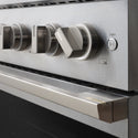ZLINE 36 in. 5.2 cu. ft. Marino Dual Fuel Range with 6 Burner DuoPro™ Cooktop and Electric Convection Oven in Satin Stainless Steel (PMDRS-36)
