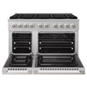 ZLINE 48 in. 6.7 cu. ft. Marino Dual Fuel Range with 8 Burner DuoPro™ Cooktop and Dual Ovens in Satin Stainless Steel (PMDRS-48)