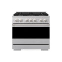 ZLINE 36 in. 5.2 cu. ft. Marino Gas Range with 6 Burner Cooktop and Convection Gas Oven in Satin Stainless Steel (MGRS-36)