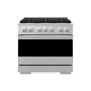 ZLINE 36 in. 5.2 cu. ft. Marino Gas Range with 6 Burner Cooktop and Convection Gas Oven in Satin Stainless Steel (MGRS-36)