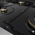 ZLINE 48 in. 6.7 cu. ft. Marino Double Oven Gas Range in Satin Stainless Steel with 8 Brass Burners (MGRS-BR-48)