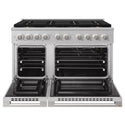 ZLINE 48 in. 6.7 cu. ft. Marino Gas Range with 8 Burner DuoPro™ Cooktop and Dual Ovens in Satin Stainless Steel (PMGRS-48)