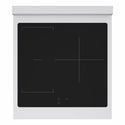 ZLINE Autograph Edition 24 in. 3.2 cu. ft. Marino Induction Range with 3 Element Cooktop and Electric Convection Oven in Stainless Steel with Polished Gold Accents (MINRZ-24-G)