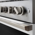 ZLINE 36 in. 5.2 cu. ft. Marino Dual Fuel Range with 6 Burner DuoPro™ Cooktop and Electric Convection Oven with White Matte Door (PMDR-WM-36)