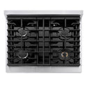 ZLINE 30 in. 4.2 cu. ft. Marino Gas Range with 4 Burner Cooktop and Convection Gas Oven in Stainless Steel (MGR30)