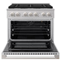 ZLINE 36 in. 5.2 cu. ft. Marino Gas Range with 6 Burner Cooktop and Convection Gas Oven in Stainless Steel (MGR36)