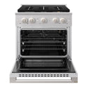 ZLINE 30 in. 4.2 cu. ft. Marino Gas Range with 4 Burner DuoPro™ Cooktop and Convection Gas Oven in Stainless Steel (PMGR30)