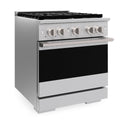 ZLINE 30 in. 4.2 cu. ft. Marino Gas Range with 4 Burner DuoPro™ Cooktop and Convection Gas Oven in Stainless Steel (PMGR30)