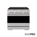 ZLINE 36 in. 5.2 cu. ft. Marino Gas Range with 6 Burner DuoPro™ Cooktop and Convection Gas Oven in Stainless Steel (PMGR36)