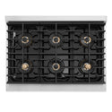 ZLINE 36 in. 5.2 cu. ft. Marino Gas Range with 6 Burner DuoPro™ Cooktop and Convection Gas Oven in Stainless Steel (PMGR36)