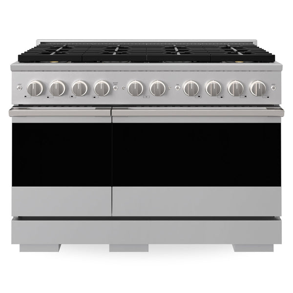 ZLINE 48 in. 6.7 cu. ft. Marino Gas Range with 8 Burner DuoPro™ Cooktop and Dual Ovens in Stainless Steel (PMGR48)