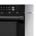 ZLINE 24 in. Microwave Helix Handle (Set of 1) in Black Stainless Steel (MWHZ-24-K-BS)