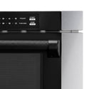 ZLINE 24 in. Autograph Edition Microwave Helix Handle (Set of 1) in Matte Black (MWHZ-24-K-MB)
