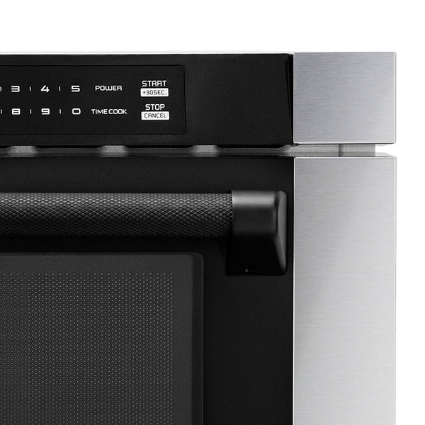 ZLINE 24 in. Autograph Edition Microwave Helix Handle (Set of 1) in Matte Black (MWHZ-24-K-MB)