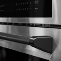 ZLINE 30 in. Microwave Helix Handle (Set of 1) in Black Stainless Steel (MWHZ-30-K-BS)