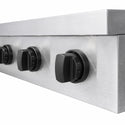 ZLINE Autograph Edition 36 in. Paramount Induction Rangetop with 5 Element Cooktop in Satin Stainless Steel and Matte Black Accents (SINRTSZ-36-MB)