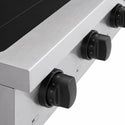 ZLINE Autograph Edition 36 in. Paramount Induction Rangetop with 5 Element Cooktop in Stainless Steel and Matte Black Accents (SINRTZ-36-MB)