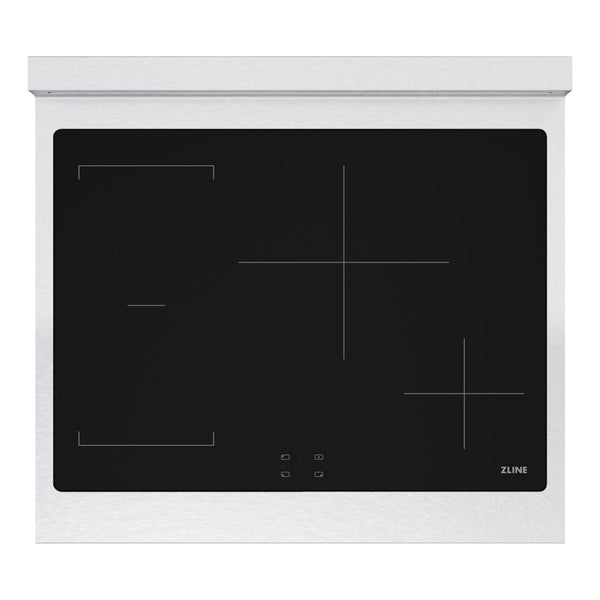 ZLINE Autograph Edition 30 in. Paramount Induction Rangetop with 4 Element Cooktop in Satin Stainless Steel and Polished Gold Accents (SINRTSZ-30-G)