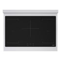 ZLINE Autograph Edition 36 in. Paramount Induction Rangetop with 5 Element Cooktop in Satin Stainless Steel and Matte Black Accents (SINRTSZ-36-MB)