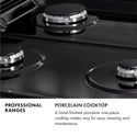 ZLINE 48 in. 6.7 cu. ft. Paramount Double Oven Gas Range with 8 Burner Cooktop in Stainless Steel (SGR48)