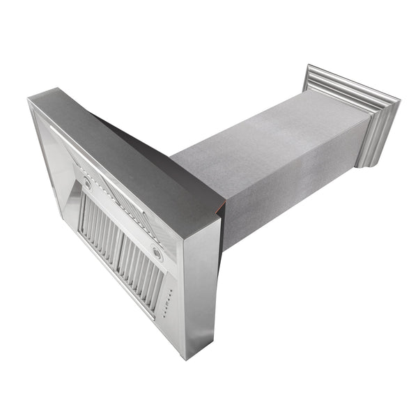 30" Ducted Fingerprint Resistant Stainless Steel Range Hood with Oil Rubbed Bronze Shell (8654ORB-30)