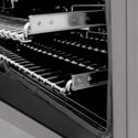 ZLINE 30 in. 4.0 cu. ft. Legacy Dual Fuel Range with Gas Cooktop and Electric Convection Oven in Satin Stainless Steel with 4 Brass Burners (RAS-SN-BR-30)