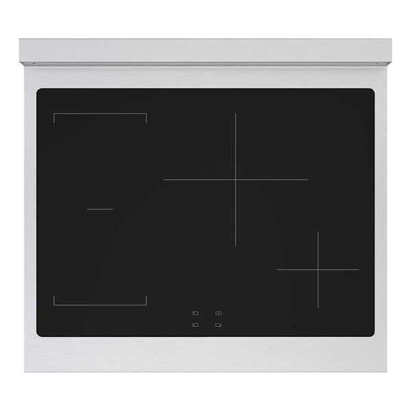 ZLINE Autograph Edition 30 in. 4.2 cu. ft. Paramount Induction Range with 4 Element Cooktop and Electric Convection Oven in Satin Stainless Steel with Champagne Bronze Accents (SINRSZ-30-CB)