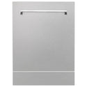 ZLINE 24 in. Tallac Series 3rd Rack Tall Tub Dishwasher with Satin Stainless Steel Panel and Stainless Steel Tub, 51dBa (DWV-SN-24)