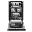 ZLINE 18 in. Tallac Series 3rd Rack Top Control Dishwasher with Satin Stainless Steel Panel and Stainless Steel Tub, 51dBa (DWV-SN-18)