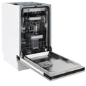 ZLINE 18 in. Tallac Series 3rd Rack Top Control Dishwasher with Satin Stainless Steel Panel and Stainless Steel Tub, 51dBa (DWV-SN-18)