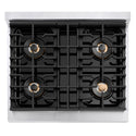 ZLINE 30 in. Paramount Gas Rangetop with 4 Burner DuoPro™ Cooktop in Satin Stainless Steel (PSRTS-30)