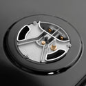 ZLINE Autograph Edition 36 in. Paramount Gas Rangetop with 6 Burner DuoPro™ Cooktop in Satin Stainless Steel and Matte Black Accents (PSRTSZ-36-MB)