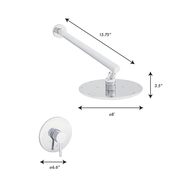 ZLINE El Dorado Shower Faucet in Chrome (ELD-SHF-CH)