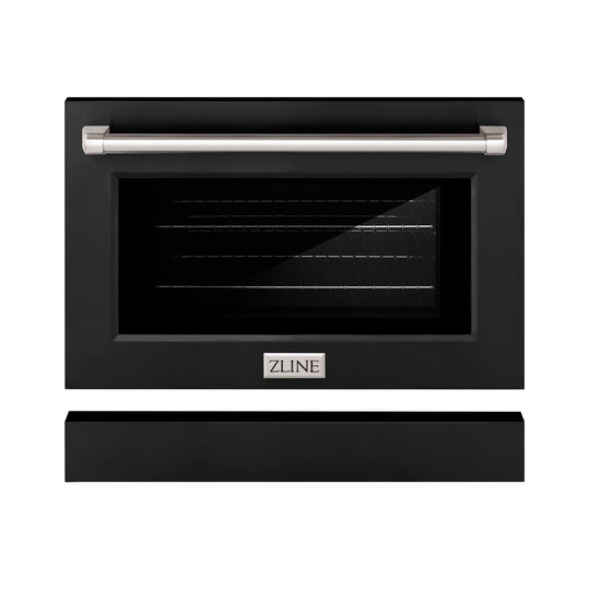 ZLINE 30 in. Black Matte Range Door for SGR Models (SR-DR-BLM-30)