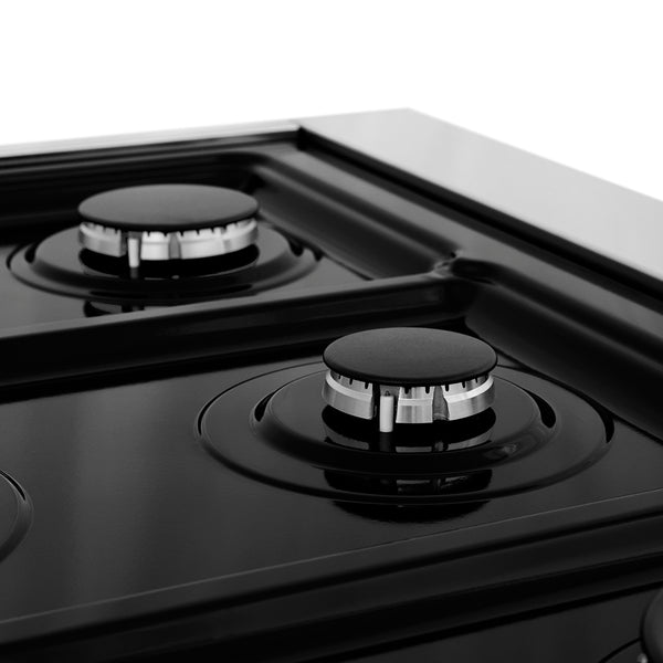 ZLINE 36 in. 4.6 cu. ft. Legacy Dual Fuel Range with 6 Burner Gas Cooktop and Electric Convection Oven in Stainless Steel (RA36)