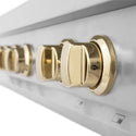 ZLINE Autograph Edition Polished Gold knobs