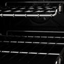 ZLINE 48 in. 6.0 cu. ft. Dual Fuel Range with Gas Stove and Electric Oven in Fingerprint Resistant Stainless Steel (RA-SN-48) close-up, adjustable racks inside oven.