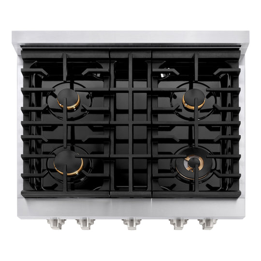 ZLINE 4 Brass Burners (BRASSBR-30)