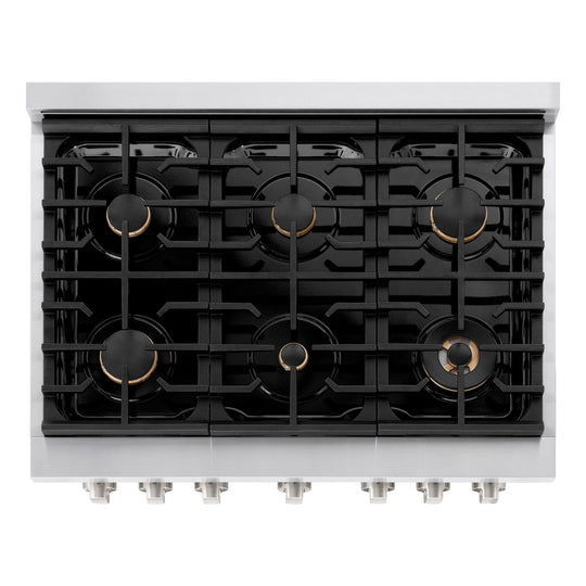 ZLINE 6 Brass Burners (BRASSBR-36)