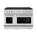 ZLINE 48 in. 6.7 cu. ft. Paramount Gas Range with 8 Burner DuoPro™ Cooktop and Dual Ovens in Stainless Steel (PSGR48)