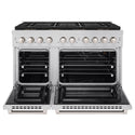 ZLINE 48 in. 6.7 cu. ft. Paramount Gas Range with 8 Burner DuoPro™ Cooktop and Dual Ovens in Stainless Steel (PSGR48)