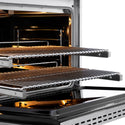 ZLINE Autograph Edition 36 in. 5.2 cu. ft. Paramount Gas Range with 6 Burner DuoPro™ Cooktop and Convection Gas Oven in Stainless Steel and Polished Gold Accents (PSGRZ-36-G)