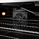 ZLINE Autograph Edition 36 in. 5.2 cu. ft. Paramount Gas Range with 6 Burner DuoPro™ Cooktop and Convection Gas Oven with White Matte Door and Matte Black Accents (PSGRZ-WM-36-MB)