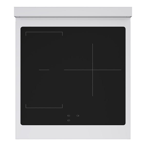 ZLINE 24 in. 3.2 cu. ft. Paramount Induction Range with 3 Element Cooktop and Electric Convection Oven in Stainless Steel with Black Matte Door (SINR-BLM-24)
