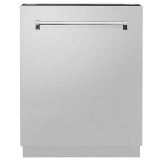 ZLINE 24 in. Tallac Series 3rd Rack Dishwasher in Stainless Steel with Traditional Handle, 51dBa (DWV-304-24)