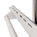 ZLINE 24 in. Professional Dual Fuel Range in Stainless Steel (RA24) oven door close-up.