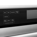 ZLINE Single Wall Oven button panel left side with self clean and convection control.