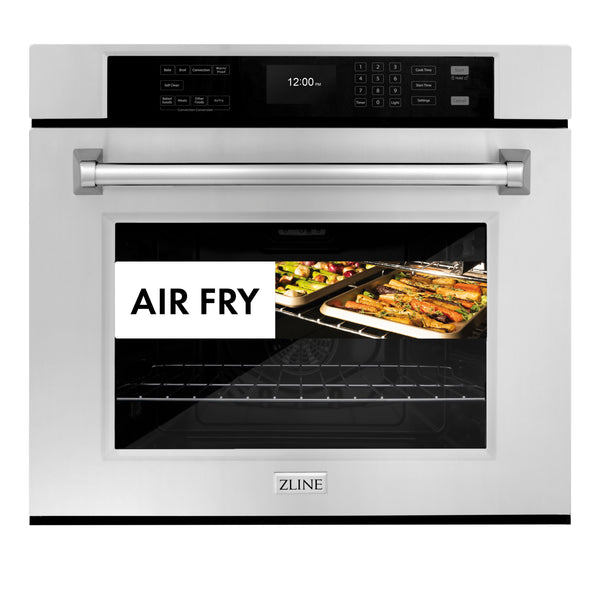 ZLINE 30” 1.6 cu ft. Built-in Convection Microwave Oven in Stainless Steel with Speed and Sensor Cooking (MWO-30)